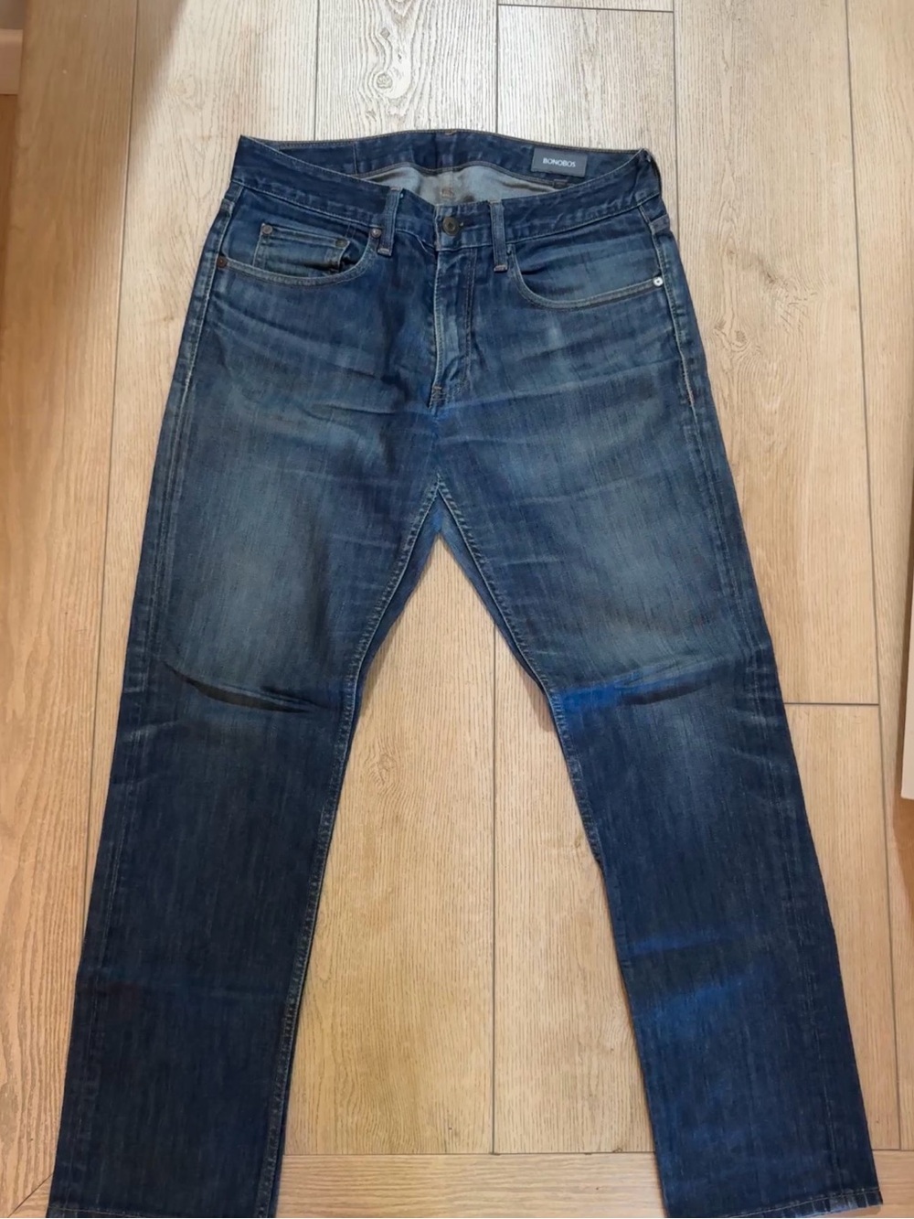 Bonobos Slim Dark Blue Washed Jeans